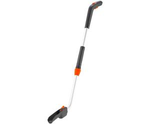 Gardena 09859-20 Mango telescópico con ruedas incluidas, accesorio para tijeras cortacésped para una postura erguida al cortar los bordes del césped, Turquesa/Negro/Naranja