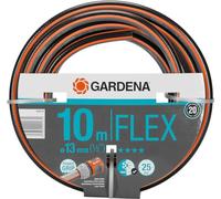 Gardena 18030-20 - Manguera 13 mm Rollo de 10 m 25 Bar, Negro/ Naranja