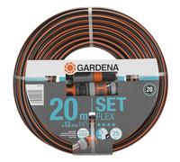 Gardena 18034-20, Manguera de jardín, por Encima/Debajo del Suelo, 25 Bar, 1.3 cm, Color Gris y Naranja, 20 m