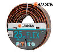 Gardena 18045-26 manguera de jardín 25 m negro, naranja