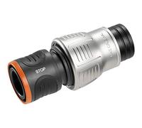 Gardena 18254-50 - Conector stop Premium, 19 mm (G 3/4"), aquastop, gran agarre de la manguera, resistente a las heladas, empaquetado