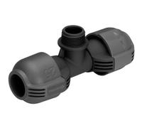 Verbinder Gardena, T-Stück, Sprinklersystem, 25 mm x 3/4" AG