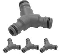 Gardena 2934-20 - Derivación Triple Y. Divide la Fuente de Agua en 2, pasando de 19 mm (3/4") a 13 mm (1/2") (Paquete de 4)