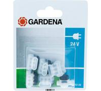 Gardena abrazadera de cables 6 piezas 24 v para bewaesserungssteurung