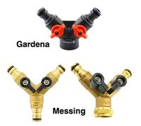 GARDENA Acople Rápido Manguera Y-Distribuidor O-Rings Conector