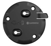 Gardena AquaPrecise Placa de montaje: para sistema de riego sobre el suelo AquaPrecise, fácil instalación, fijación estable, accesorio de riego duradero con pinchos (16022-20)