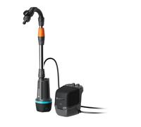 GARDENA Batería Bomba de tanque de agua de lluvia 2400 ComfAuto 18V P4A solo Bombas: Bomba de agua automática, Control de riego programado, Función de temporizador, Ajuste de potencia continuo