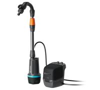 Gardena Bomba de barril de lluvia inalámbrica 2600 Comfort 18 V P4A listo para usar, juego de bombas: planificador de riego, ajuste de presión continuo, función de temporizador, tecnología de presión