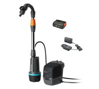 GARDENA Bomba de tóner de batería 2200 Auto 18V P4A Set Bombas: Funcionalidad automática, Control de riego programado, control de potencia continuo, función temporizador, tecnología de presión