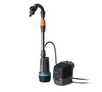 Gardena Bomba de depósito de agua de lluvia con batería 2600 Comfort 18V P4A Solo: Control de riego programado, Función temporizadora, Se adapta a tu depósito de agua, Presión constante (14604-55)