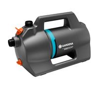 GARDENA Bomba de riego 5000 Bombas silenciosas: 26% más de flujo con el mismo consumo de energía, Tecnología silenciosa, Carcasa resistente a la lluvia y a los rayos UV (9080-20)