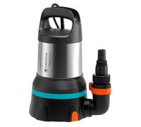 Gardena Bomba sumergible de aguas limpias 11000 aquasensor: bomba drenaje con innovador Aquasensor, caudal hasta 11 000 l/h, aspiración plana hasta 1 mm, sistema acoplamiento rápido, 450 W (09034-20)