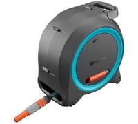 GARDENA Caja de manguera doble, con manguera de 25 m, lista para usar, para instalación en el suelo o en la pared