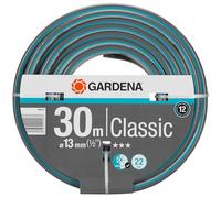Gardena Classic, Manguera, 13 mm, 1/2 pulgadas, 30 m, sin accesorios, Color Gris, Naranja, 35.6 x 35.6 x 25.4 cm