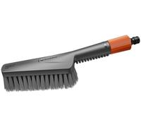 Gardena Cleansystem Cepillo de Mano S Suave: Cepillo de Limpieza con conexión de Manguera, Forma Plana, para Zonas estrechas y Superficies delicadas, con Flujo Regulable (18840-20)