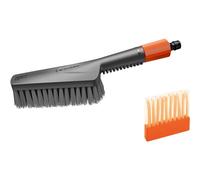 Gardena Cleansystem Juego de Lavado con Cepillo de Mano M Suave: para superficies pequeñas y delicadas, con flujo regulable, in arritas de champú para una limpieza eficaz (18863-20)