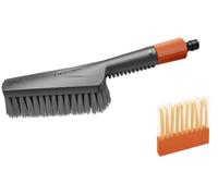 Gardena Cleansystem Juego de Lavado con Cepillo de Mano S Suave: para superficies delicadas y zonas estrechas, con flujo regulable, incl. barritas de champú para una limpieza eficaz (18860-20)