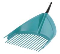Gardena CombiSystem Pala Rastrillo Jardín 36,5 Cm Ancho Turquesa, Sin Mango