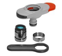 18210-20 accesorio para manguera Conector para grifo Negro Cro Gris 1 pieza(s Piezas de la válvula gris claro/Naranja Conector para grifo Negro Cro Gris