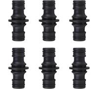 Gardena - Conector de manguera para manguera Gardena, 6 unidades, color negro