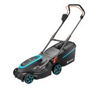 Gardena Cortacésped de batería PowerMax 37/36V P4A Solo: 37 cm de Ancho, Capacidad de 45 l, Ergonómico, Ajuste de Altura, Sin Cable (14638-55)