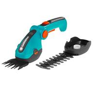 Gardena Cuchilla setos : cuchilla de recambio para las tijeras cortacésped con batería y, recubiertas con antiadherente, Turquesa/Negro/Naranja, 36 x 13