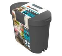 Gardena depósito de Agua: Almacenamiento de Agua para Uso Interior y Exterior, Ampliable con tubería de distribución y Conector, 10,5 l (13367-20)
