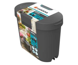 Gardena depósito de Agua: Almacenamiento de Agua para Uso Interior y Exterior, Ampliable con tubería de distribución y Conector, 10,5 l (13367-20)