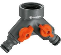 Gardena Grifo de 2 Vías 3/4-irrigazione Conexiones, Multicolor, única