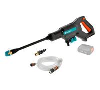 Gardena Limpiador inalámbrico de presión media AquaClean 24/18V P4A sin batería: 3 niveles, presión máx. 24 bar, manguera aspiración, conexiones OGS y filtro (14800-55)
