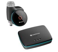 Gardena Kit de Control de Agua Inteligente Control de Agua; Inteligente: riego controlado por Datos, integración de hogar Inteligente, riego Inteligente, tecnología de válvula, Puerta