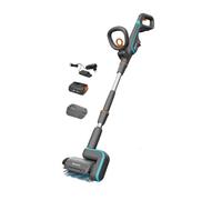 Gardena Limpiador a batería Multi AquaBrush Patio 03/18V P4A Set listo para usar: Exterior, Funcionamiento con un solo toque, Limpieza de patios, Cepillo de perfilado, Sin cable (14841-20)