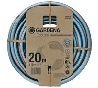 Gardena manguera Ecoline 1/2 pulgadas, 20 m, de aplicación universal: Manguera de jardín, plástico reciclado, sin sustancias tóxicas, Power-Grip, resistente al hielo y rayos UVA (18930-20)