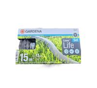 Gardena manguera textil Liano Life 1/2 pulgadas, 15m: Manguera de jardín de tejido textil muy flexible, con manguera interna de PVC, sin dobleces, ligera, resistente a la climatología (18445-20)
