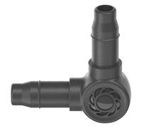 Gardena Micro-Drip Pieza en L (Diámetro conexión: 4,6 mm, 10 ud., Plástico)