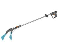 Gardena Pinza de jardín 4 en 1: pinza ergonómica, herramienta de jardinería multifuncional para agarrar, clavar, rastrillar y rascar restos de jardín (11700-88)