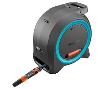 Gardena Portamanguera DualBox M Almacenamiento de mangueras: Listo para usar, Para instalación en pared o portátil, Guía automática de mangueras, Almacenamiento que ahorra espacio (18694-20)