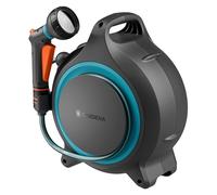 Gardena Portamangueras portátil MoveMatic Almacenamiento de mangueras: Ordenado y portátil, Manguera de jardín retráctil, Almacenamiento que ahorra espacio (18690-20)