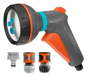 Gardena Set de inicio de Pistola pulverizadora multifuncional Classic Pulverizadores y boquillas: Pulverizador de manguera de jardín multifunción, Para limpiar y regar (18372-20)