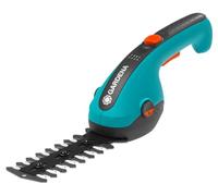 Gardena Set de Tijeras cortacésped y para setos con batería ClassicCut Li: Tijeras cortacésped para Bordes y setos, Mango ergonómico, indicador de batería LED, Cuchillas extraíbles (9885-20)