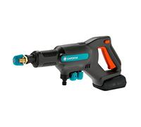Gardena Set Ready-To-Use del limpiador inalámbrico de presión media AquaClean 24/18V P4A: limpiador inalámbrico exterior, 3 niveles de limpieza, presión máx. 24 bar, con batería + cargador (14800-20)