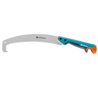 Gardena Sierra curva 300 P combisystem : sierra para corte óptimo de ramas, longitud hoja 340 mm, gancho de recogida, cromado duro, tope antideslizante, preciso dentado afilado en 2 lados (8738-88)