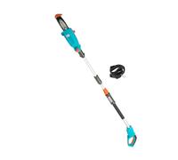 Gardena Podadora telescópica a batería TCS 20/18V P4A sin batería: sierra de mano de hasta 4 m de alcance, 20 cm de longitud de espada, cabezal de corte flexible, incluida correa transporte