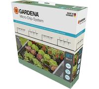 Micro-Drip-System Gardena 13455-20 Kit para principiantes (35 plantas) Negro