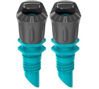 Gardena Sistema Micro-Drip Boquilla 180 Grados: Cabezal de pulverizador de 180 Grados, riego para Ahorrar Agua, Alcance de aspersor de 3 m, 5 Piezas (13321-20) (Paquete de 2)