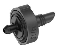 Gardena Sistema Micro-Drip gotero Lineal 2 l/h, Regula presión: Gotero Final Plantas Individuales con macetas de Diferentes Alturas, evacuación del Agua Constante de 0,5 a 4 Bar (13302-20)