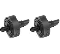 Gardena Sistema Micro-Drip gotero Lineal 2 l/h, Regula presión: Gotero Final Plantas Individuales con macetas de Diferentes Alturas, evacuación del Agua Constante de 0,5 a 4 Bar (13302-20)