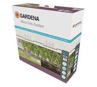 Gardena sistema Micro-Drip set de riego por goteo setos/arbustos (25 m): Set de inicio listo para usar, sistema de riego eficiente, técnica de conexión fácil & flexible (13500-20)
