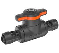 Gardena sistema Micro-Drip válvula reguladora y cierre 13 mm (1/2 pulgadas): Cierre de tubo fácil y regulación gradual del paso de agua, accesorio para tubos de distribución y gotero (13207-20)