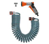 Gardena spiral hose set 10 m: spiral garden hose for casting and irrigation smal